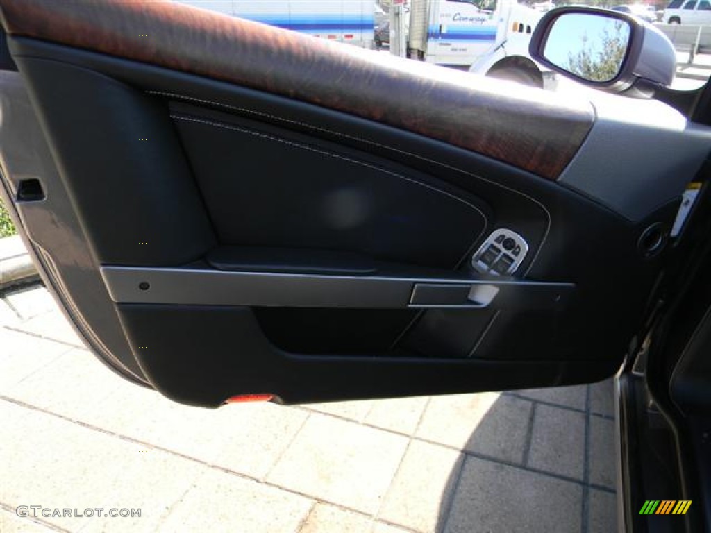 2009 Aston Martin DB9 Volante Obsidian Black Door Panel Photo #57714302