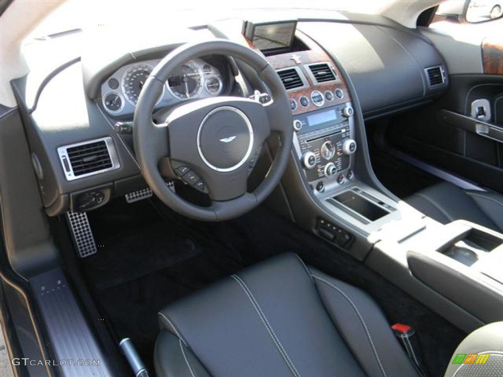 Obsidian Black Interior 2009 Aston Martin DB9 Volante Photo #57714311