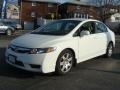 Taffeta White - Civic LX Sedan Photo No. 3