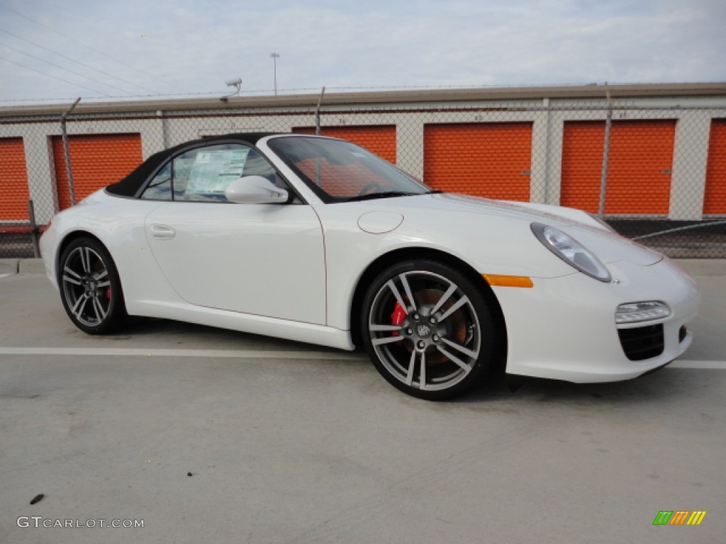 2012 911 Carrera S Cabriolet - Carrara White / Black photo #1