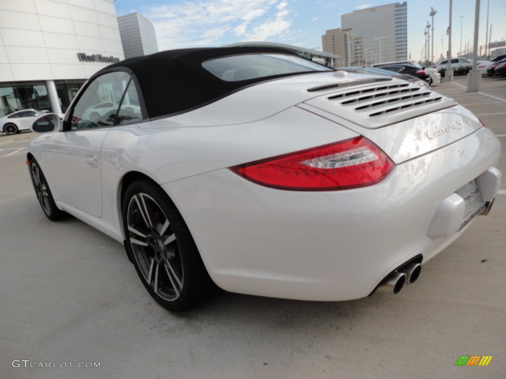 2012 911 Carrera S Cabriolet - Carrara White / Black photo #4