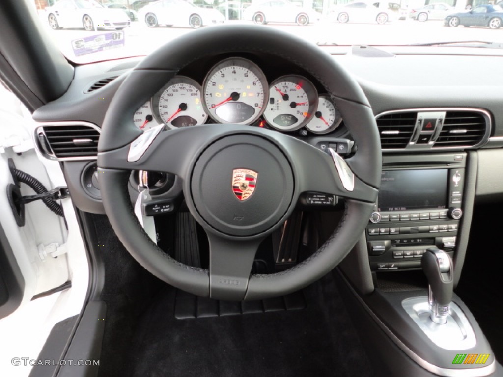 2012 911 Carrera S Cabriolet - Carrara White / Black photo #7