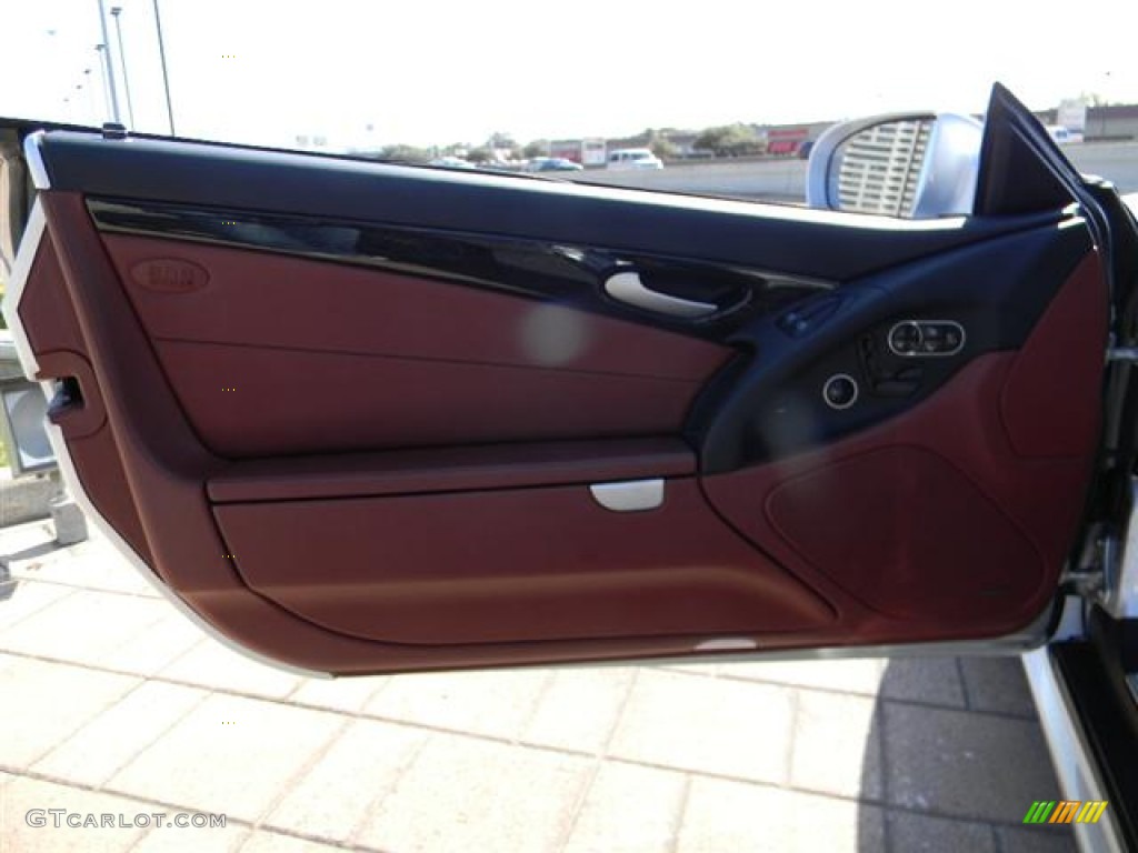 2009 Mercedes-Benz SL 550 Roadster Red Door Panel Photo #57715544