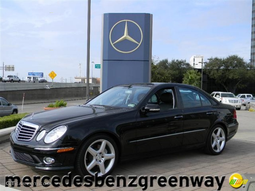 Black Mercedes-Benz E