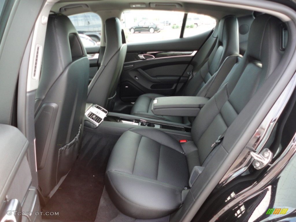 Black Interior 2012 Porsche Panamera S Hybrid Photo #57716825