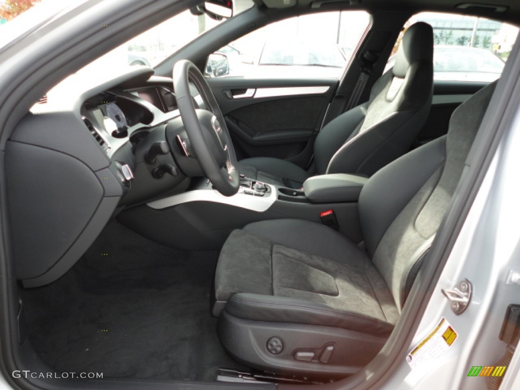 Black/Black Interior 2012 Audi S4 3.0T quattro Sedan Photo #57716903