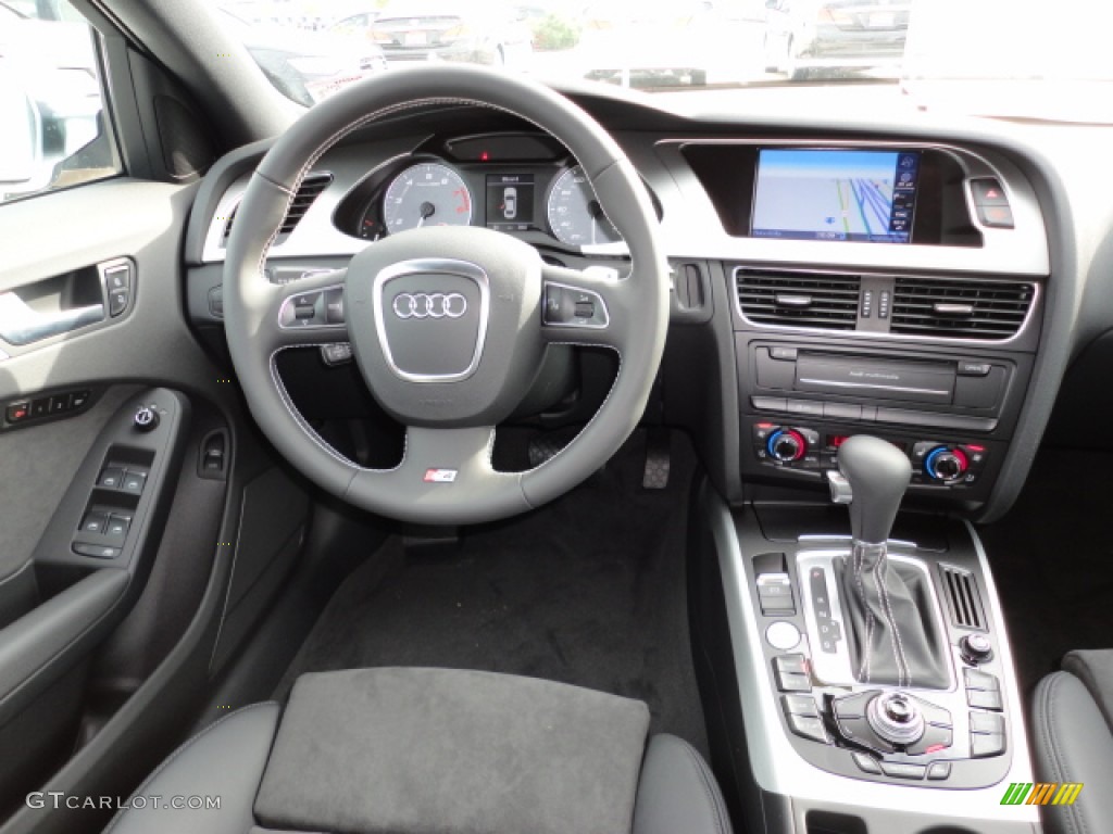 2012 Audi S4 3.0T quattro Sedan Black/Black Dashboard Photo #57716921