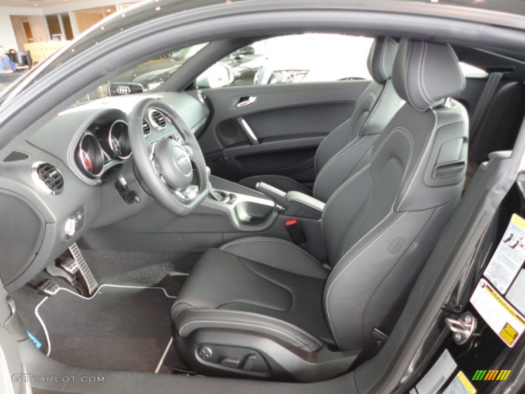 Black Interior 2012 Audi TT RS quattro Coupe Photo #57717284