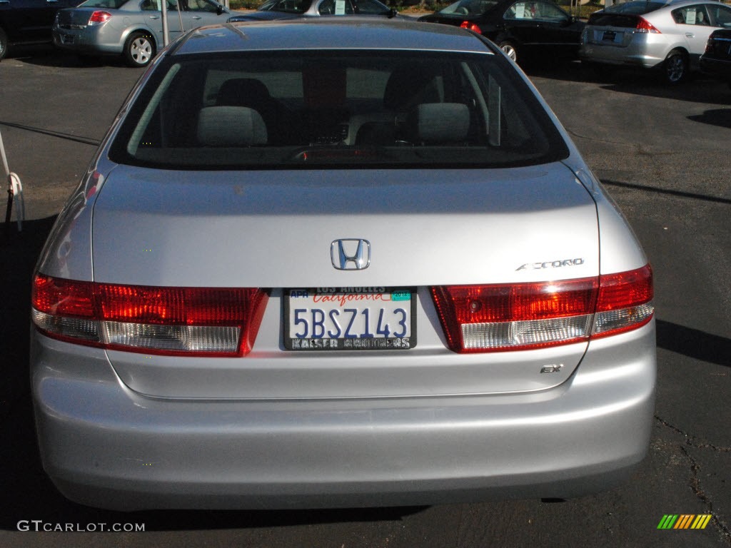 2003 Accord EX Sedan - Satin Silver Metallic / Black photo #9