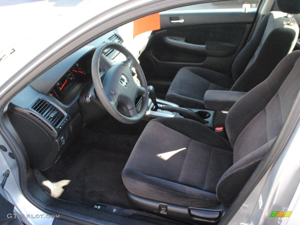 2003 Accord EX Sedan - Satin Silver Metallic / Black photo #14