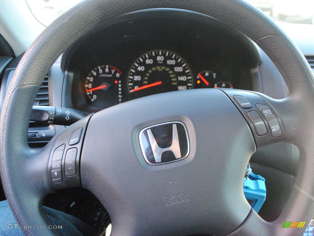 2003 Accord EX Sedan - Satin Silver Metallic / Black photo #25