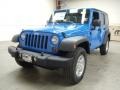 2012 Cosmos Blue Jeep Wrangler Unlimited Sport S 4x4  photo #1