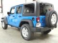 2012 Cosmos Blue Jeep Wrangler Unlimited Sport S 4x4  photo #3