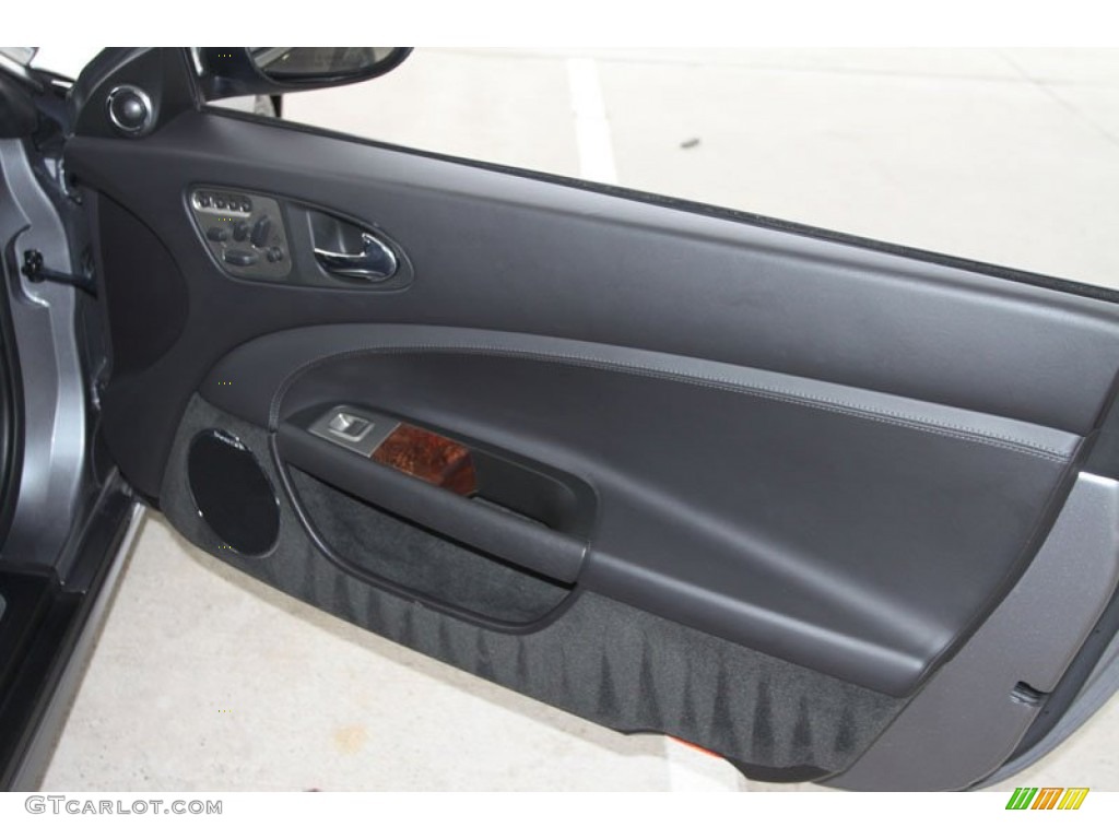 2009 Jaguar XK XKR Coupe Charcoal Door Panel Photo #57721160