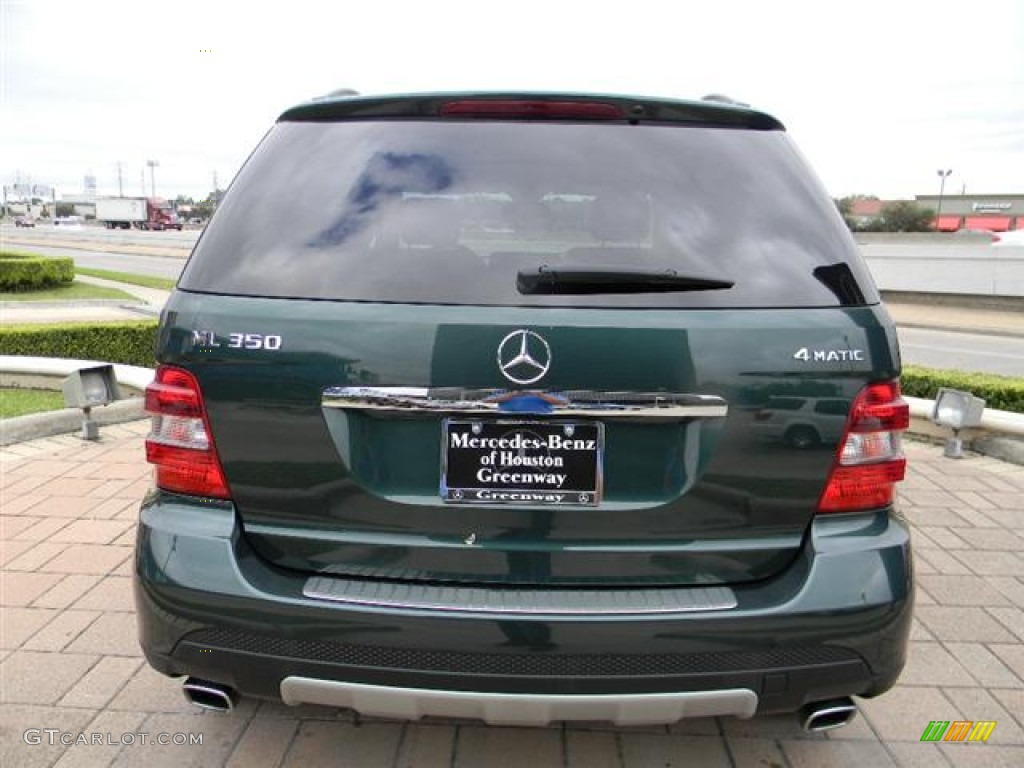 2008 ML 350 4Matic - Jade Green Metallic / Macadamia photo #6