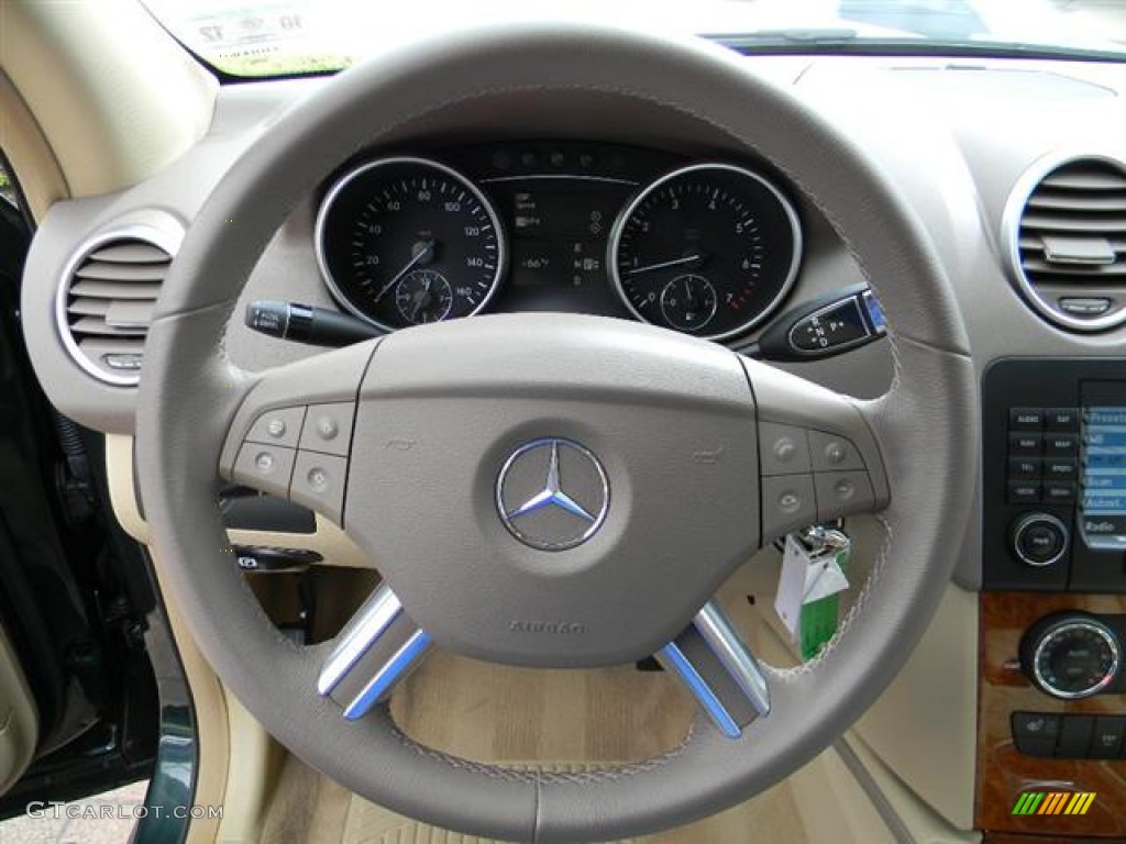 2008 ML 350 4Matic - Jade Green Metallic / Macadamia photo #28
