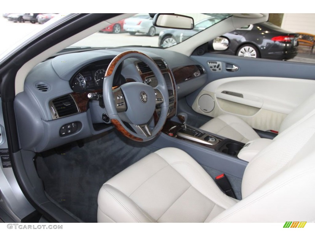 Ivory/Slate Interior 2007 Jaguar XK XK8 Convertible Photo #57721479