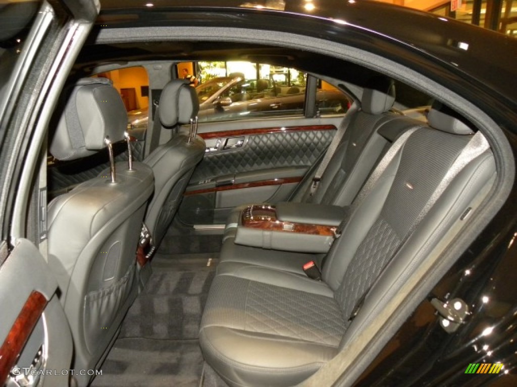 Black Interior 2008 Mercedes-Benz S 65 AMG Sedan Photo #57721994