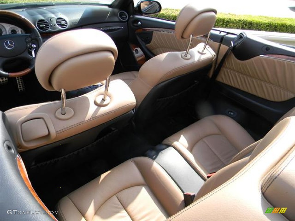 Sport Cappuccino Brown/Black Interior 2007 Mercedes-Benz CLK 350 Cabriolet Photo #57722141