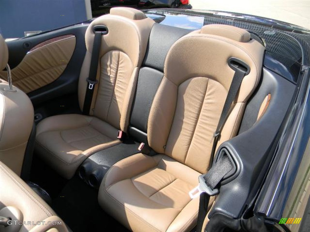 Sport Cappuccino Brown/Black Interior 2007 Mercedes-Benz CLK 350 Cabriolet Photo #57722150