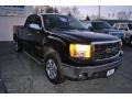 2011 Onyx Black GMC Sierra 1500 SLE Extended Cab 4x4  photo #7