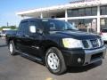 2007 Galaxy Black Nissan Titan LE Crew Cab  photo #1