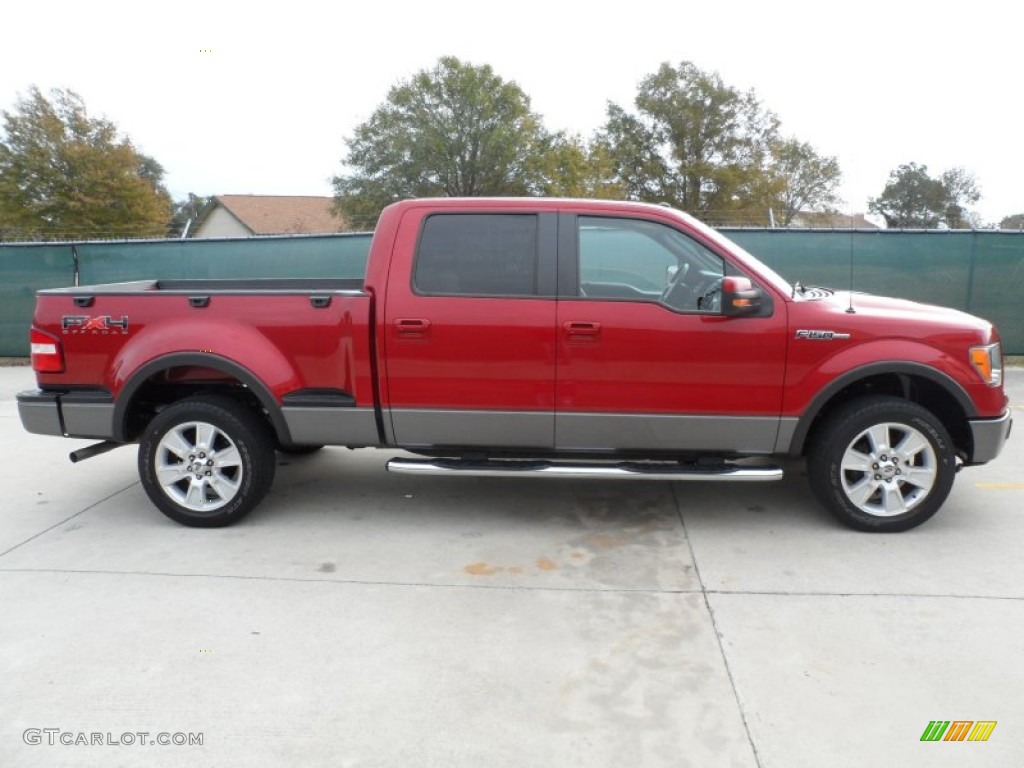 Razor Red Metallic 2009 Ford F150 FX4 SuperCrew 4x4 Exterior Photo #57723422