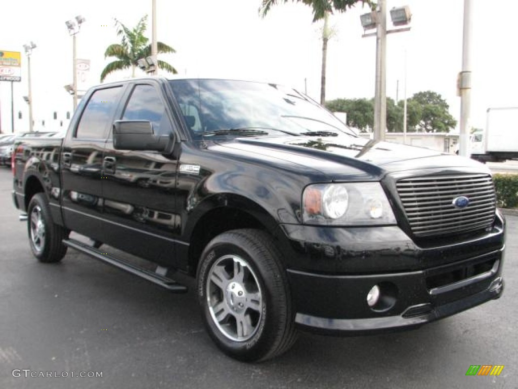 2008 F150 FX2 Sport SuperCrew - Black / Black photo #1