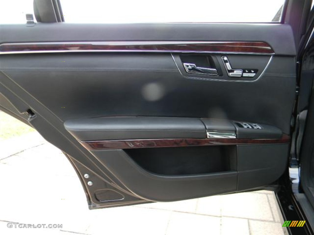 2007 Mercedes-Benz S 65 AMG Sedan Black Door Panel Photo #57725585