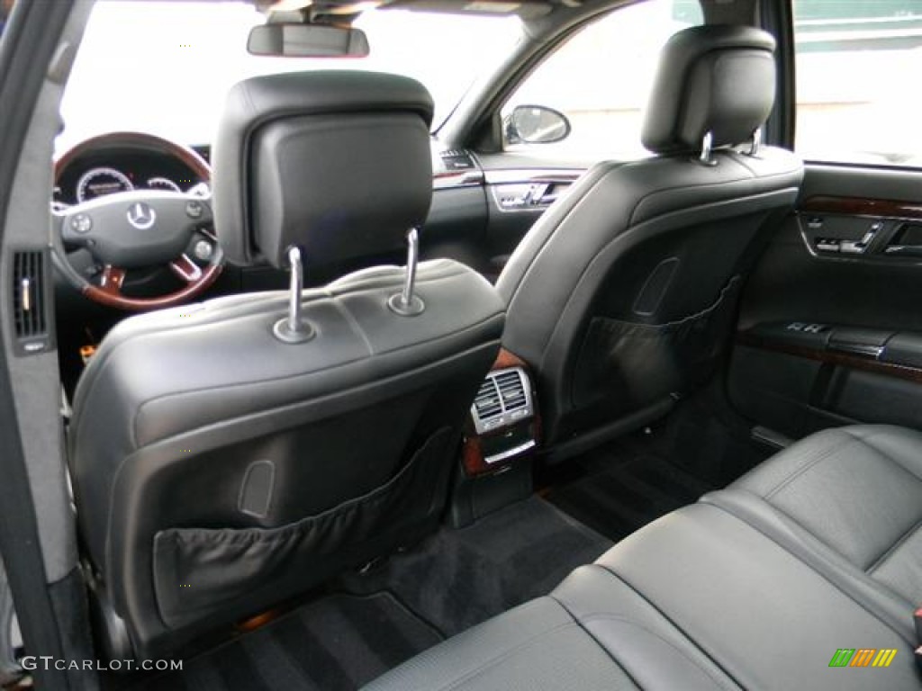 Black Interior 2007 Mercedes-Benz S 65 AMG Sedan Photo #57725594