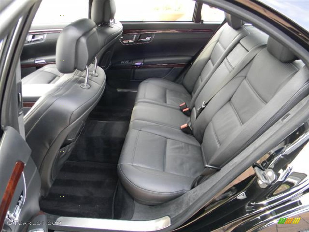 Black Interior 2007 Mercedes-Benz S 65 AMG Sedan Photo #57725603