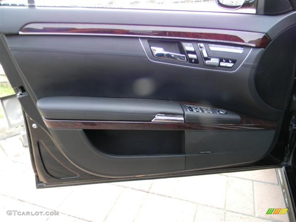 2007 Mercedes-Benz S 65 AMG Sedan Black Door Panel Photo #57725630