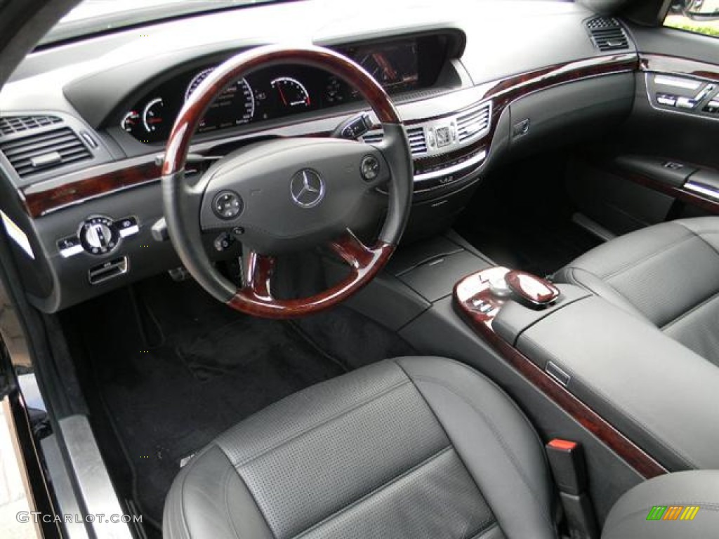 Black Interior 2007 Mercedes-Benz S 65 AMG Sedan Photo #57725645