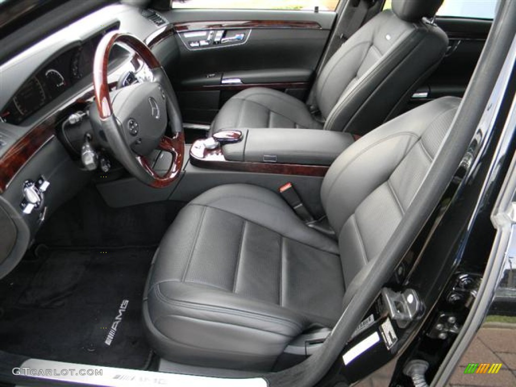 Black Interior 2007 Mercedes-Benz S 65 AMG Sedan Photo #57725654