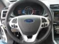 Medium Light Stone 2012 Ford Explorer Limited EcoBoost Steering Wheel