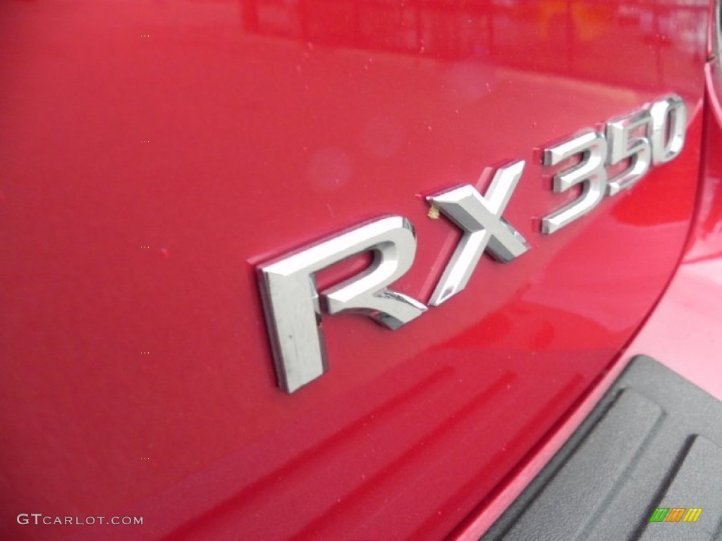 2010 RX 350 AWD - Matador Red Mica / Black/Brown Walnut photo #16