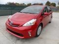 2012 Barcelona Red Metallic Toyota Prius v Three Hybrid  photo #7