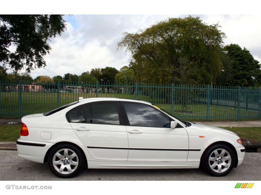 2004 3 Series 325i Sedan - Alpine White / Natural Brown photo #12