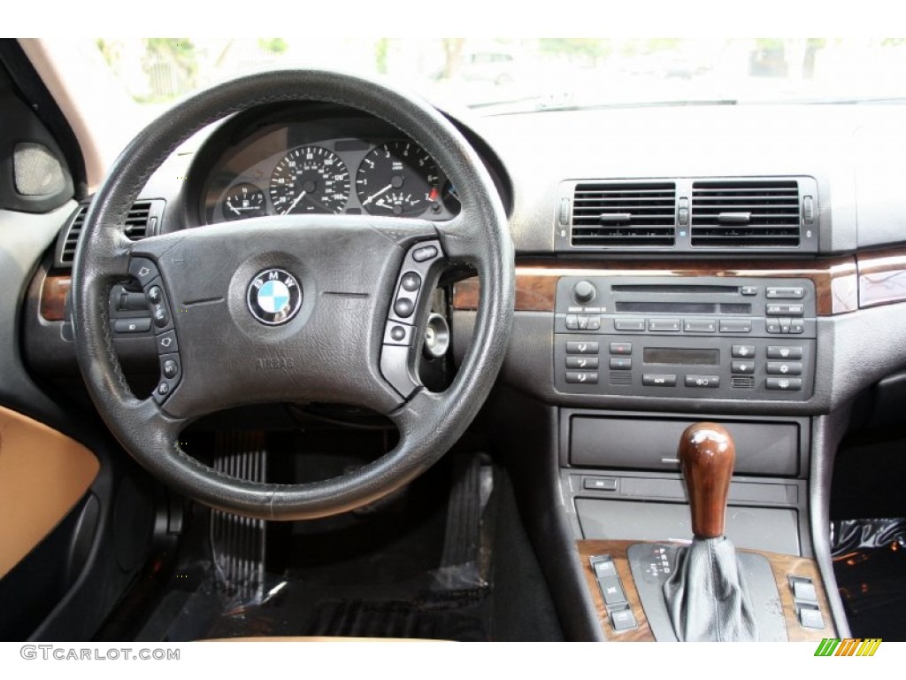 2004 3 Series 325i Sedan - Alpine White / Natural Brown photo #65