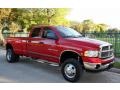Flame Red - Ram 3500 SLT Quad Cab 4x4 Dually Photo No. 13