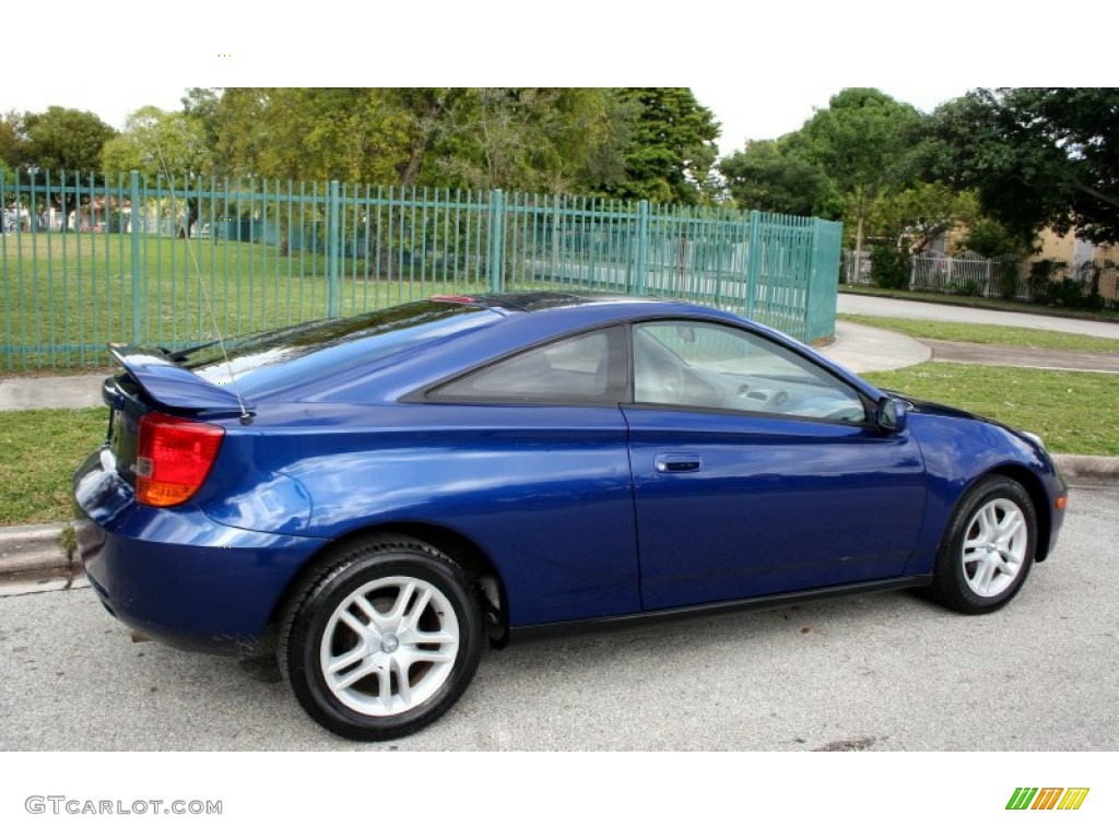 2000 Celica GT - Spectra Blue Mica / Black/Silver photo #10