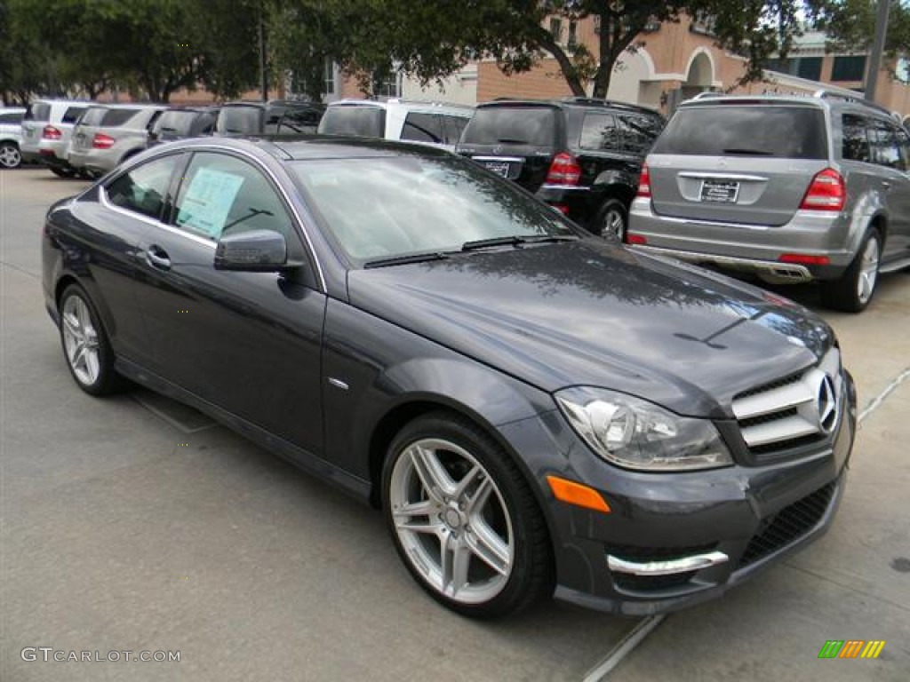 Steel Grey Metallic 2012 Mercedes-Benz C 250 Coupe Exterior Photo #57730277