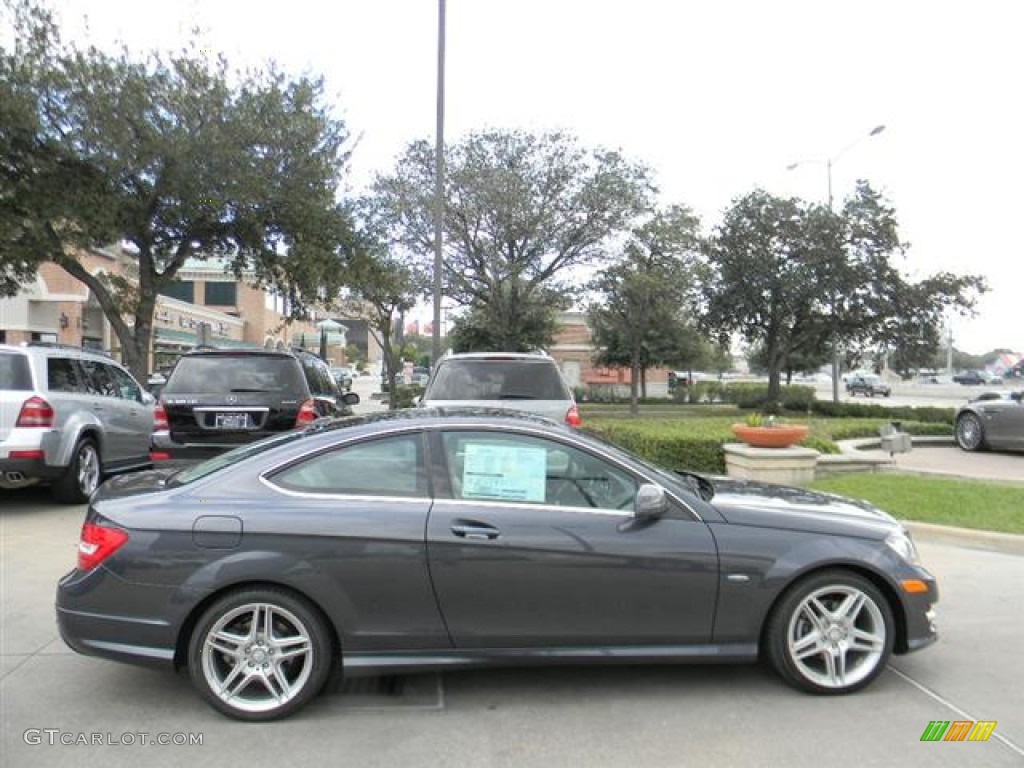 Steel Grey Metallic 2012 Mercedes-Benz C 250 Coupe Exterior Photo #57730281