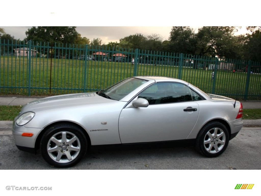 1998 SLK 230 Kompressor Roadster - Brilliant Silver Metallic / Charcoal photo #2