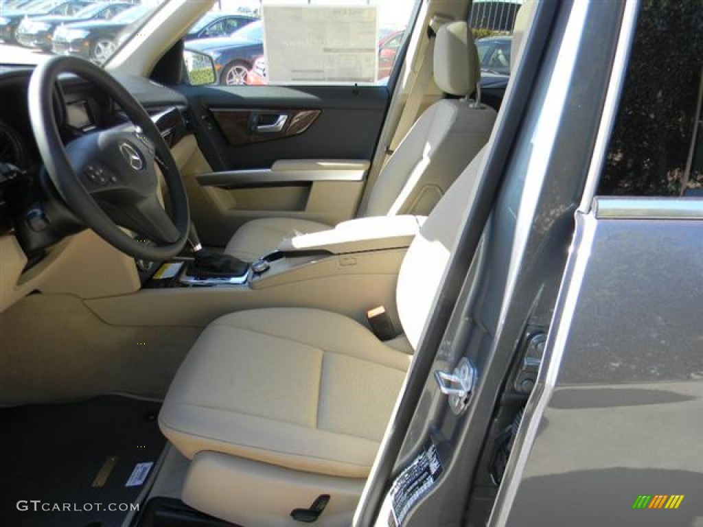 2012 GLK 350 - Sapphire Grey Metallic / Almond/Black photo #7