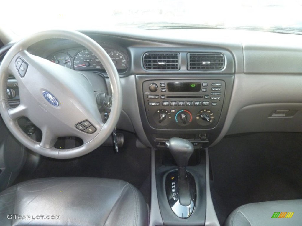 2002 Ford Taurus SES Dark Charcoal Dashboard Photo #57731585