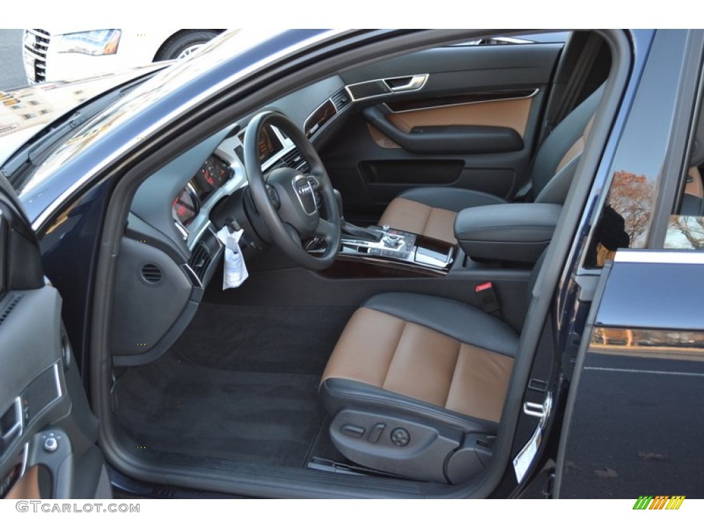 Amaretto/Black Interior 2011 Audi A6 3.0T quattro Sedan Photo #57735029