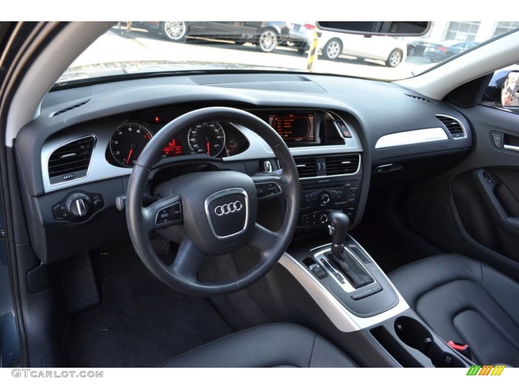 2010 Audi A4 2.0T quattro Sedan Black Dashboard Photo #57735761