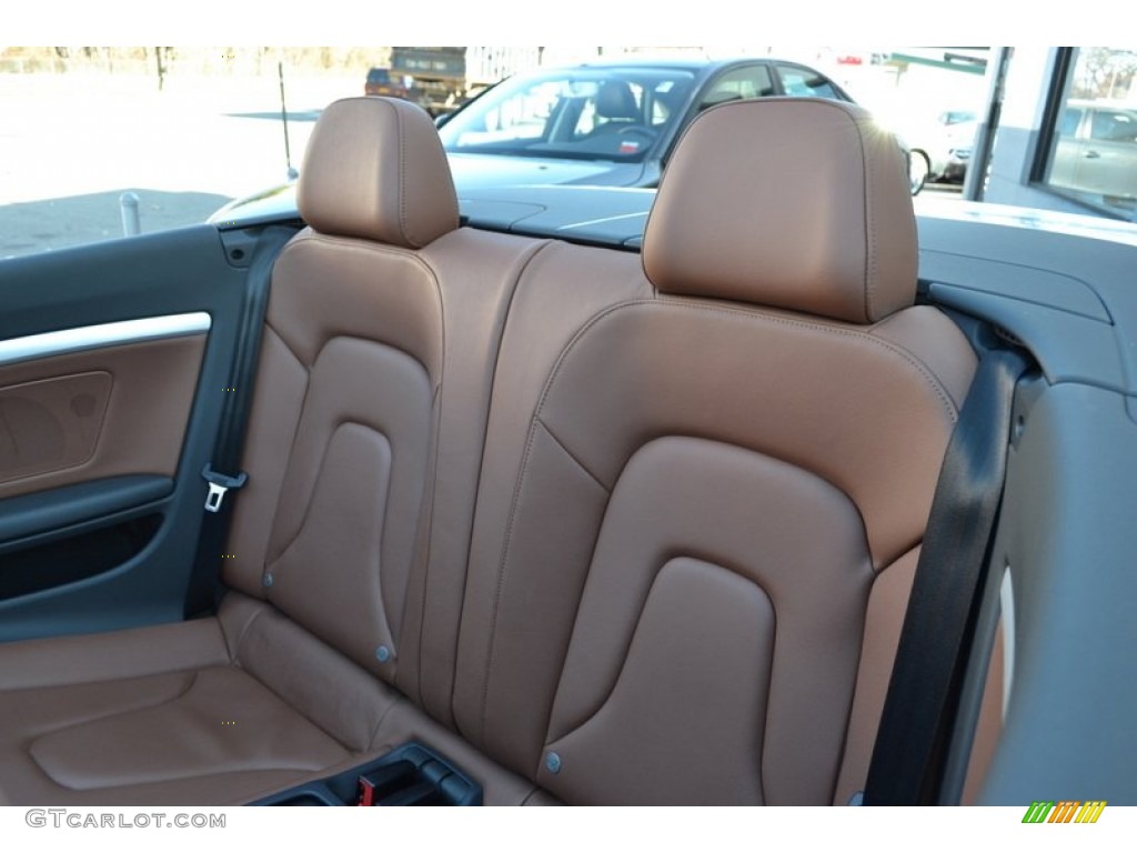 Cinnamon Brown Interior 2010 Audi A5 2.0T quattro Cabriolet Photo #57736349