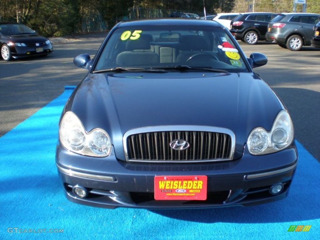 2005 Sonata GLS V6 - Ardor Blue / Black photo #4